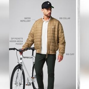 FABLETICS Men's The Essential Reversible  Bomber Jacket Medium